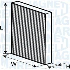 Filtre d'habitacle MAGNETI MARELLI - 350203062560