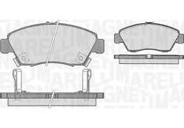 Front brake pad set