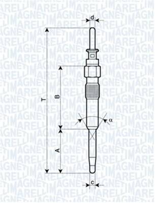 Glow plug (per unit)