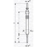 Glow plug (per unit) MAGNETI MARELLI - 062900130304