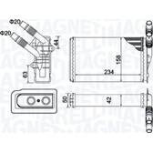 Heat Exchanger, interior heating MAGNETI MARELLI - 350218433000