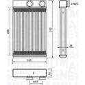 Heat Exchanger, interior heating MAGNETI MARELLI - 350218478000