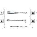 Ignition Cable Kit MAGNETI MARELLI - 941318111112