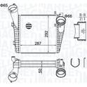 Intercooler, inlaatluchtkoeler MAGNETI MARELLI - 351319204400
