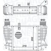 Intercooler, inlaatluchtkoeler MAGNETI MARELLI - 351319204710