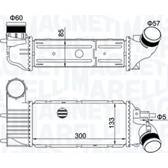 Intercooler, inlaatluchtkoeler MAGNETI MARELLI - 351319205250