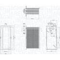 Intercooler, inlaatluchtkoeler MAGNETI MARELLI - 351319205430