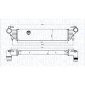 Intercooler, inlaatluchtkoeler MAGNETI MARELLI - 351319205530