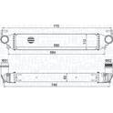 Intercooler, inlaatluchtkoeler MAGNETI MARELLI - 351319205620
