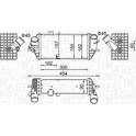 Intercooler, inlaatluchtkoeler MAGNETI MARELLI - 351319205690