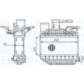 Intercooler MAGNETI MARELLI - 351319205310