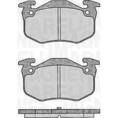 Jeu de 4 plaquettes de frein arrière MAGNETI MARELLI - 363916060197