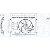 Koelventilator MAGNETI MARELLI - 069422761010