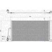 Kondensator, Klimaanlage MAGNETI MARELLI - 350203861000