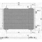 Kondensor, klimatanläggning MAGNETI MARELLI - 350203710000
