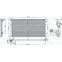 Kondensor, klimatanläggning MAGNETI MARELLI - 350203747000