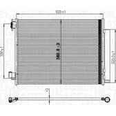 Kondensor, klimatanläggning MAGNETI MARELLI - 350203823000