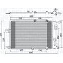 Kondensor, klimatanläggning MAGNETI MARELLI - 350203927000