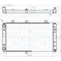 Kühler, Motorkühlung MAGNETI MARELLI - 350213181400