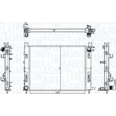 Kühler, Motorkühlung MAGNETI MARELLI - 350213182100