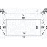 Ladeluftkühler MAGNETI MARELLI - 351319204600