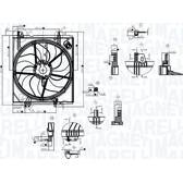 Lüfter, Motorkühlung MAGNETI MARELLI - 069422787010