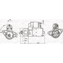 Motor de arranque MAGNETI MARELLI - 063721253010