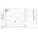 Permutador de calor, aquecimento do habitáculo MAGNETI MARELLI - 350218403000
