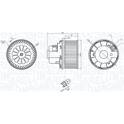 Pulseur d'air, ventilation habitacle MAGNETI MARELLI - 069412235010