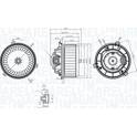 Pulseur d'air, ventilation habitacle MAGNETI MARELLI - 069412363010