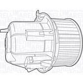 Pulseur d'air, ventilation habitacle MAGNETI MARELLI - 069412704010