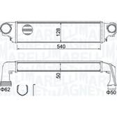 Radiador de aire de admisión MAGNETI MARELLI - 351319204590