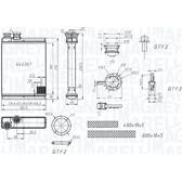 Radiador de calefacción MAGNETI MARELLI - 350218486000