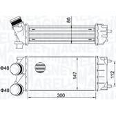 Radiador do ar de sobrealimentação MAGNETI MARELLI - 351319204920