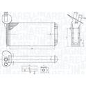 Radiateur chauffage MAGNETI MARELLI - 350218410000