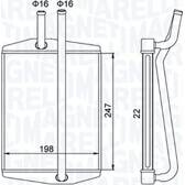 Radiateur chauffage MAGNETI MARELLI - 350218413000