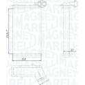 Radiateur chauffage MAGNETI MARELLI - 350218422000