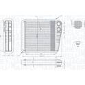 Radiateur chauffage MAGNETI MARELLI - 350218423000
