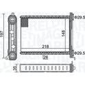 Radiateur chauffage MAGNETI MARELLI - 350218464000