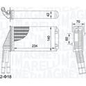 Radiateur chauffage MAGNETI MARELLI - 350218467000