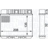 Radiateur chauffage MAGNETI MARELLI - 350218469000
