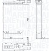 Radiateur chauffage MAGNETI MARELLI - 350218489000