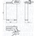 Radiateur chauffage MAGNETI MARELLI - 350218494000