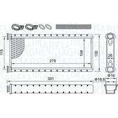 Radiateur chauffage MAGNETI MARELLI - 350218514000
