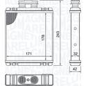 Radiateur chauffage MAGNETI MARELLI - 350218517000