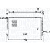 Radiateur moteur MAGNETI MARELLI - 350213156200