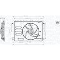 Radiator fan MAGNETI MARELLI - 069422761010