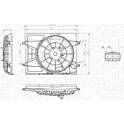 Radiator fan MAGNETI MARELLI - 069422796010