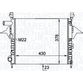 Radiator MAGNETI MARELLI - 350213161200