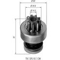 Ritzel, Starter MAGNETI MARELLI - 940113020102